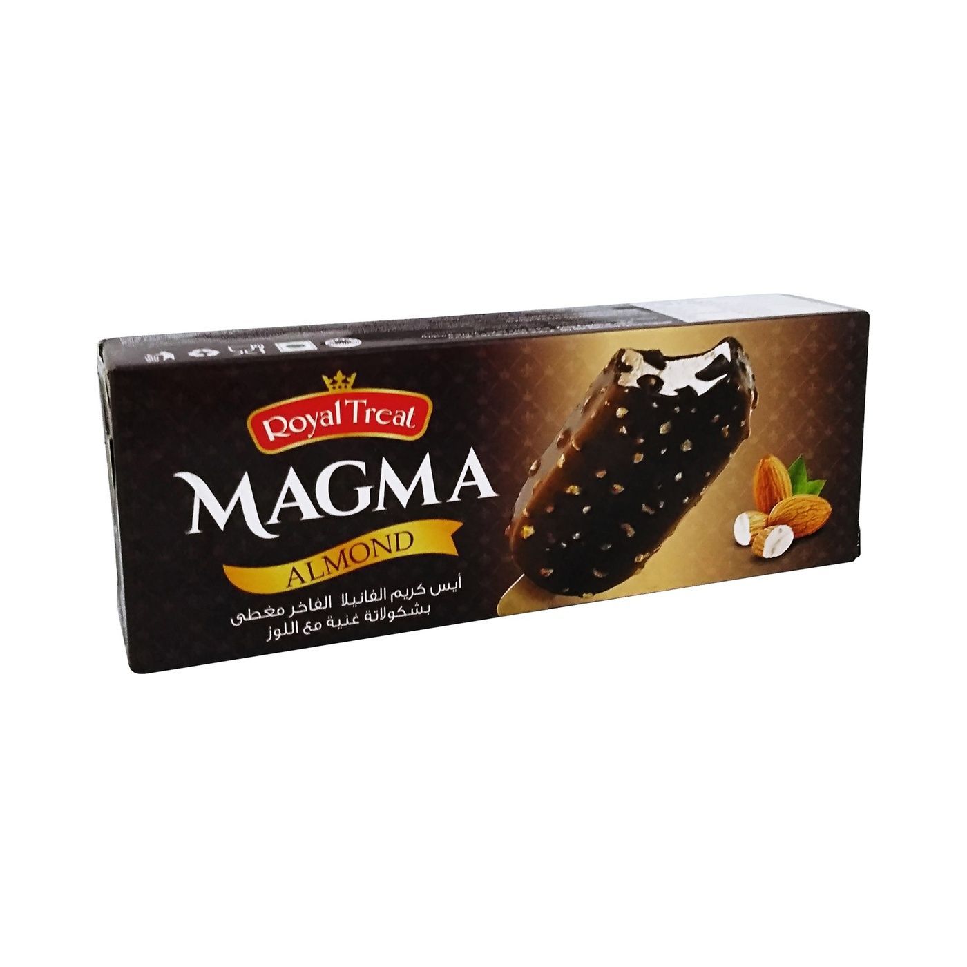 Unikai Magma Chocolate Almond Ice Cream 120 ml