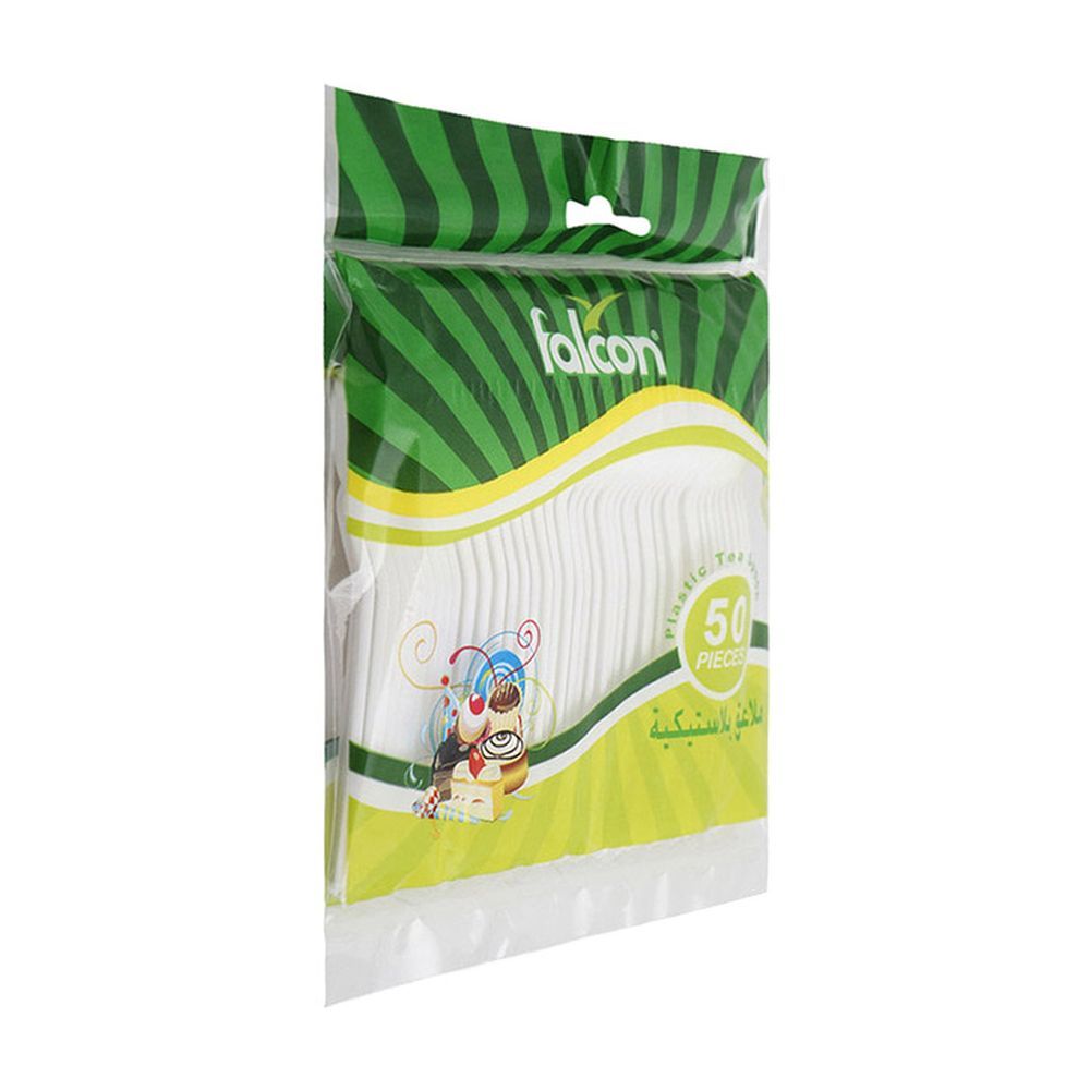 Falcon 50-Piece Plastic Tea Spoons