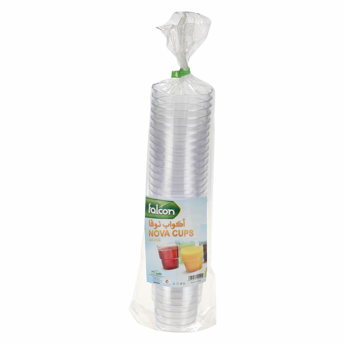 Falcon Nova Clear Cups, 25 Pieces