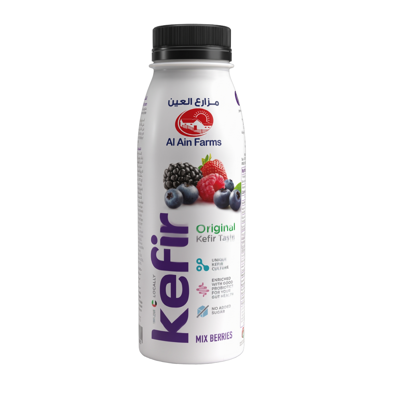 Al Ain Farms Mix Berries Kefir Probiotics Drink, 300ml