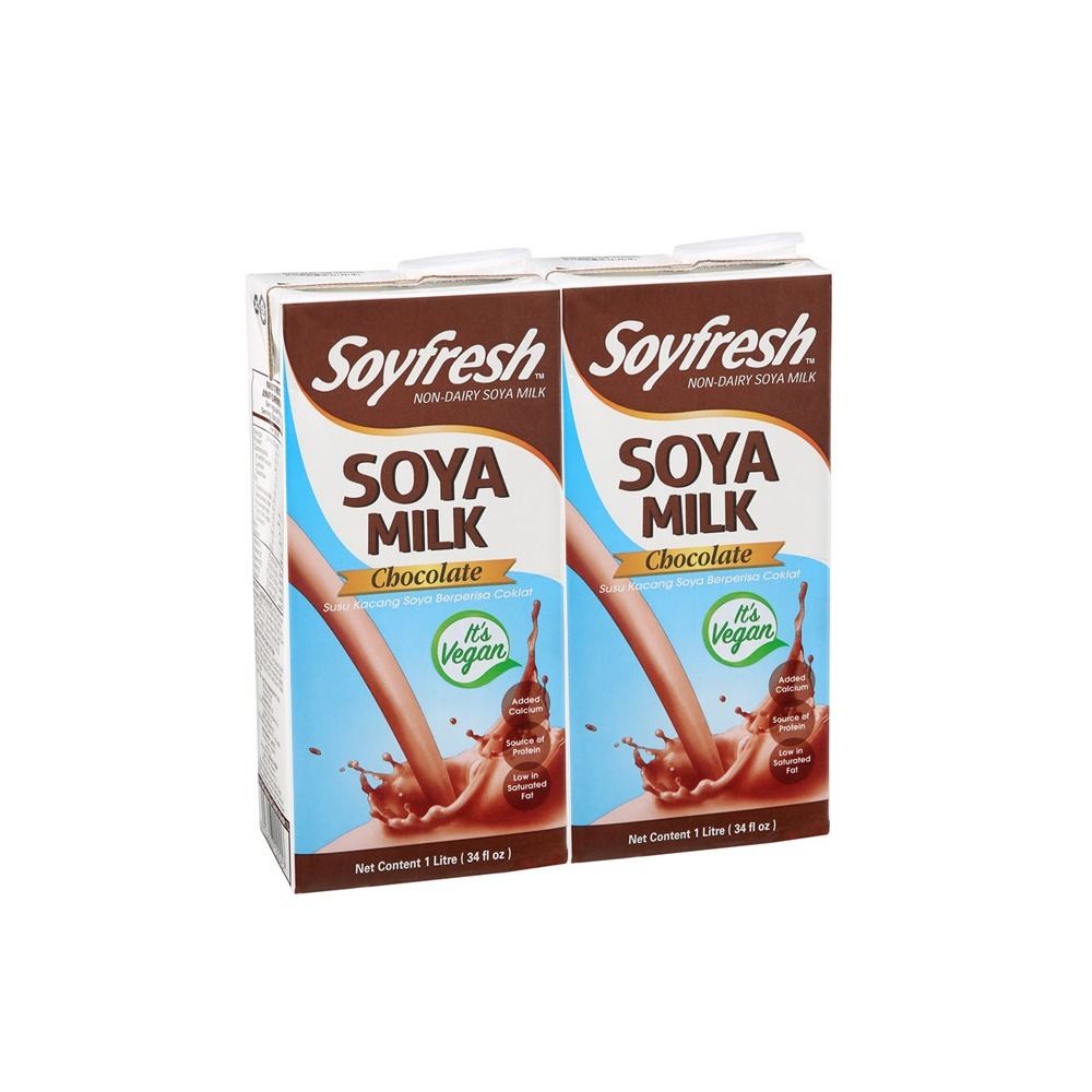 Soyfresh Soya Milk Chocolate, 2x1L