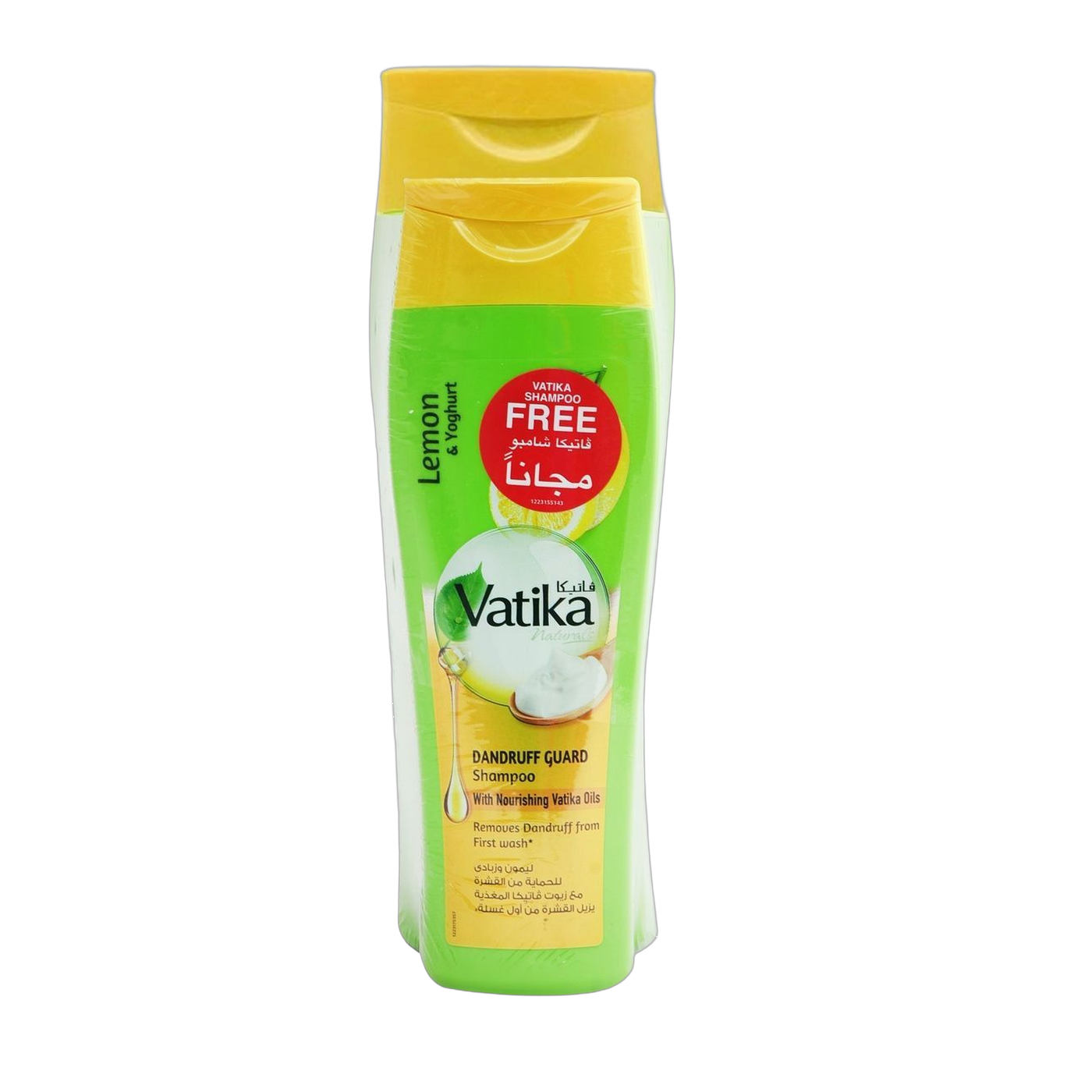 Dabur Vatika Anti-Dandruff Shampoo, 400ml + 200ml