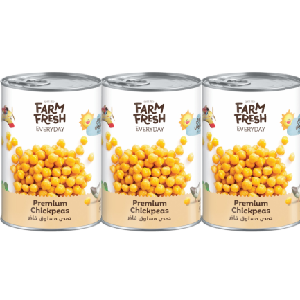 Farm Fresh Premium Chickpeas, 3x400g