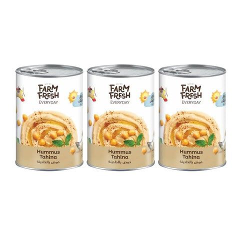 Farm Fresh Hommos Tahina Dip 3x400G