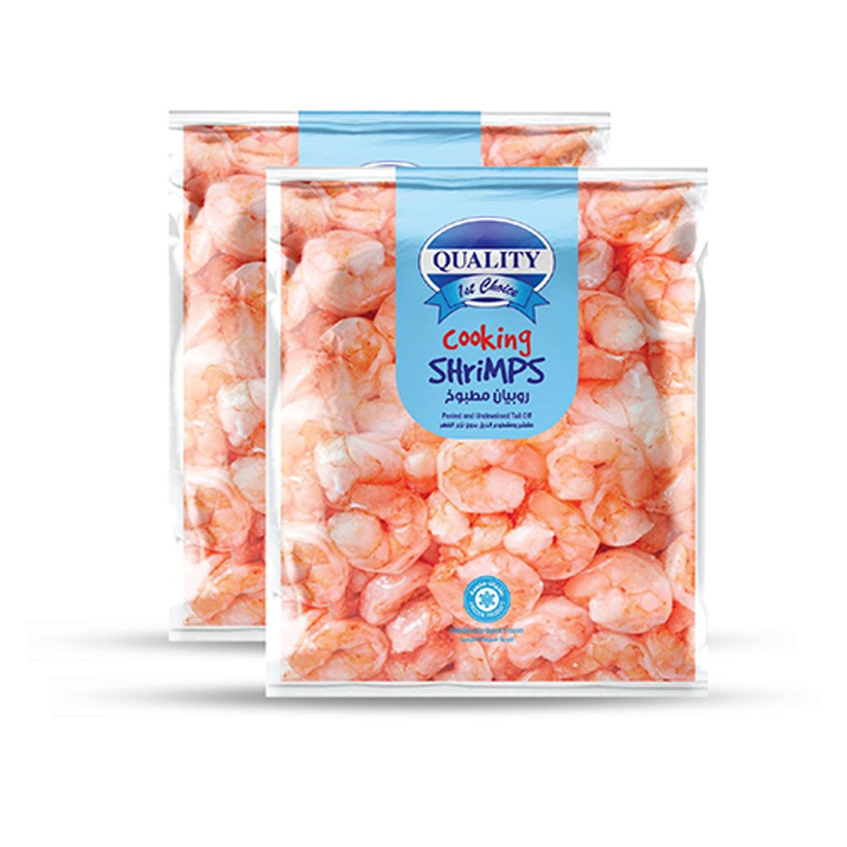 Quality Cooking Shrimps, 2x800g