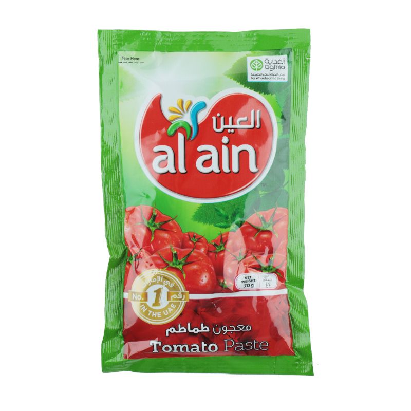 Al Ain Tomato Paste Pouch, 70g