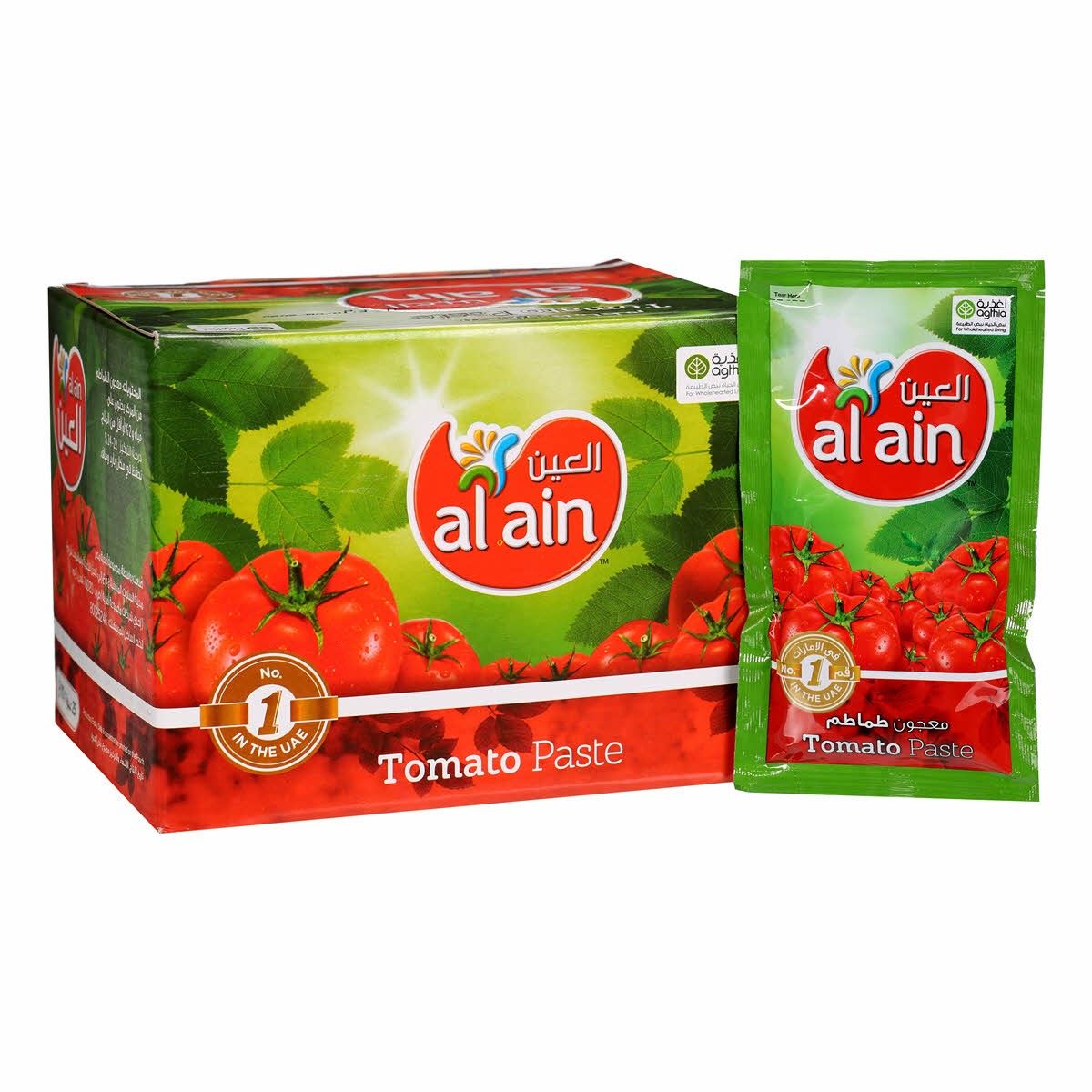 Al Ain Tomato Paste Pouch, 25x70g