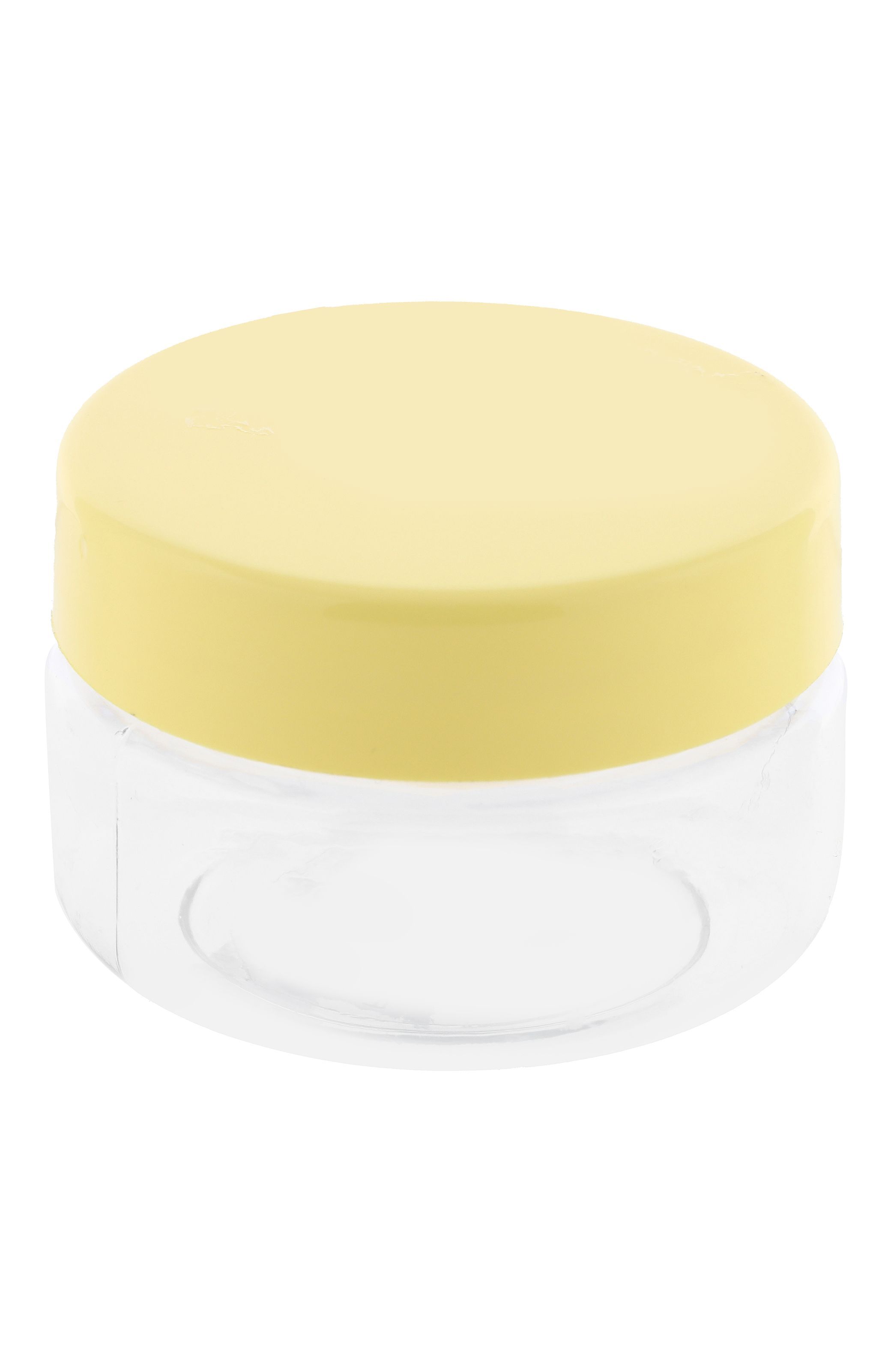 Clear & Yellow 50ml PET Container with Lid, 1 Piece