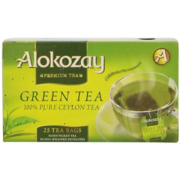 Alokozay Green Tea Bags, 25 Pieces