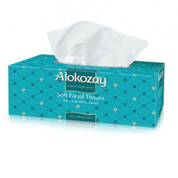 Alokozay 2Ply Facial Tissues, 100 Sheets