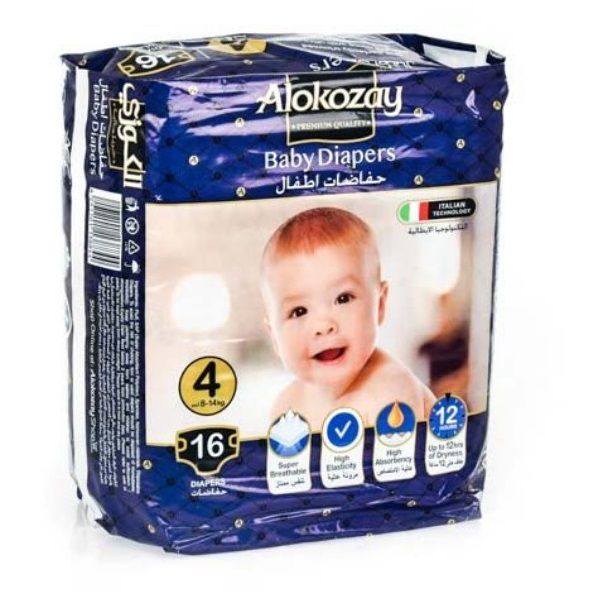 Alokozay Baby Diapers, 16 Diapers