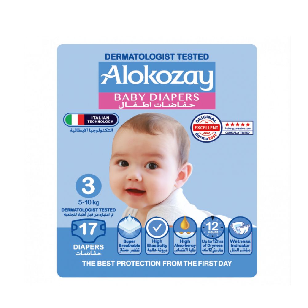 Alokozay Baby Diapers, 5-10kg