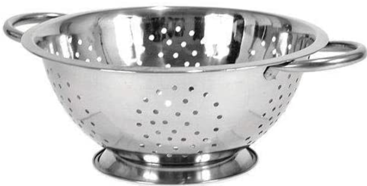 Raj Stainless Steel Colander, 24cm