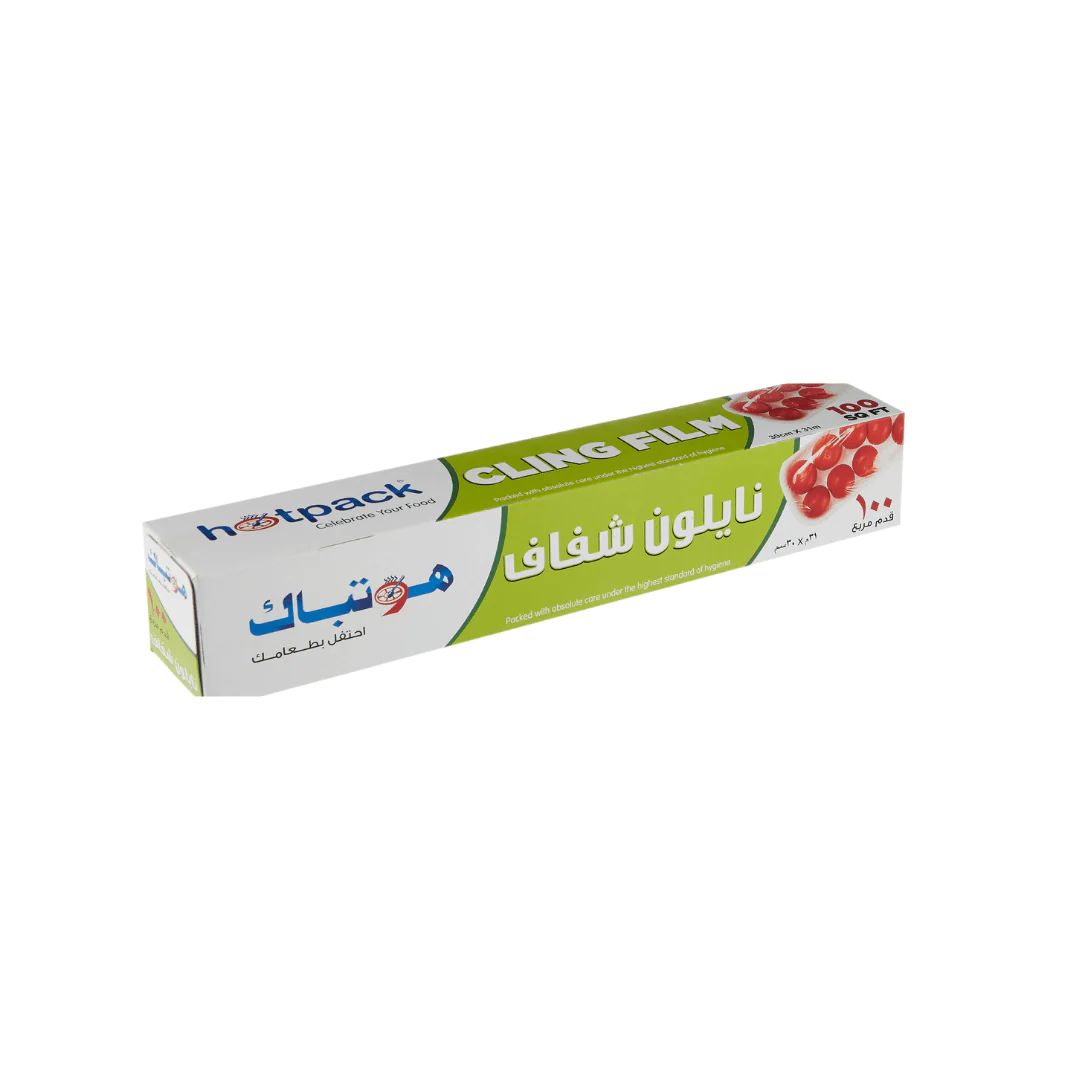 Hotpack Cling Film Food Wrap (30cmx31m), 100 square feet