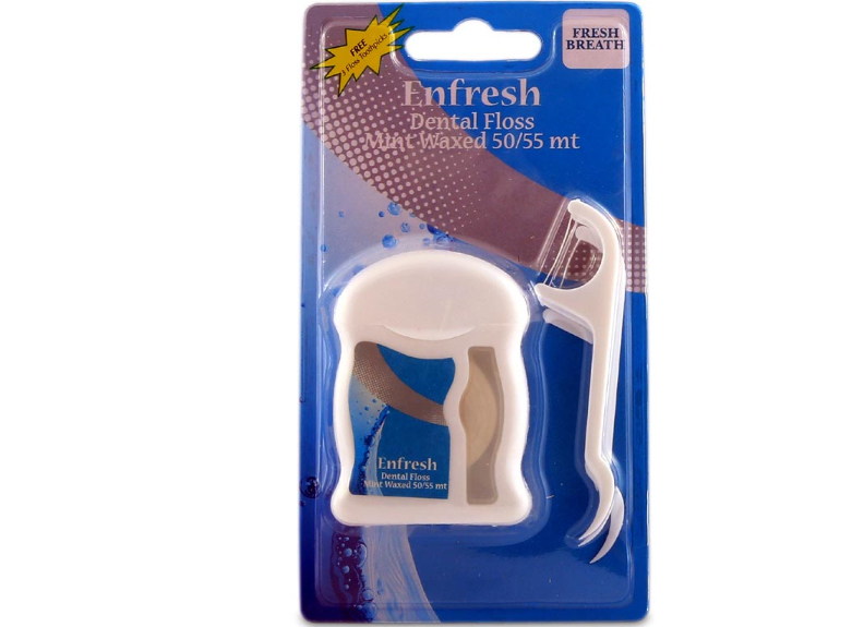 Enfresh Mint Waxed Dental Floss 1 Piece