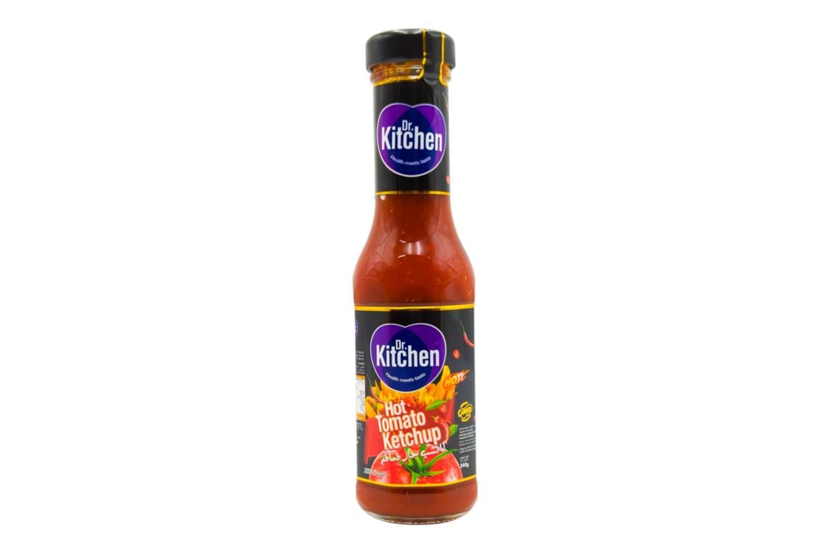Dr.Kitchen Hot Tomato Ketchup, 340g