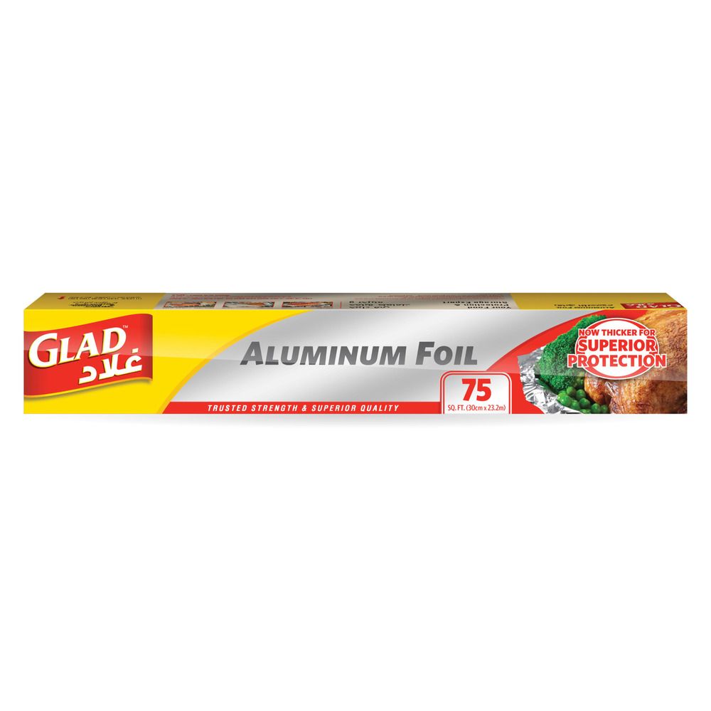 Glad Aluminum Foil 75 Sq.Ft.
