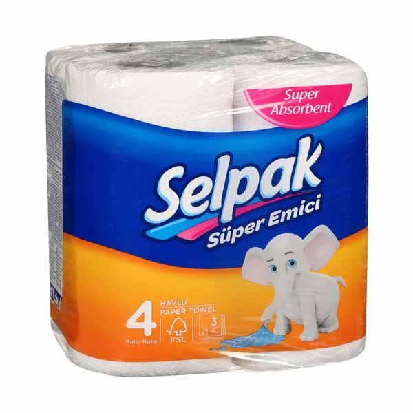 Selpak Kitchen Reg 4'S @25%OFF