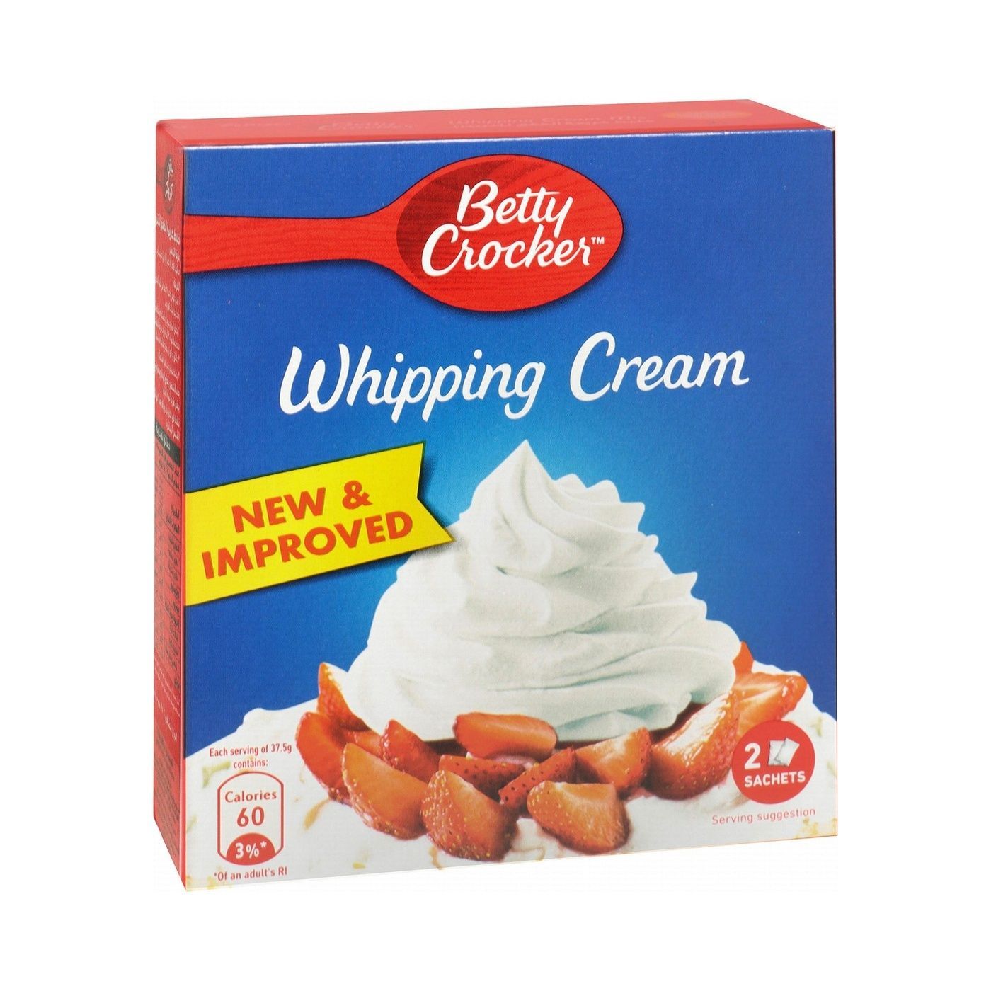 Betty Crocker Whipping Cream 2 Sachets 70 g