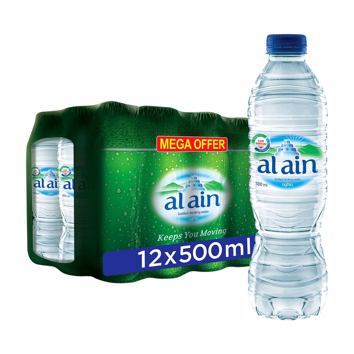 Al Ain Mineral Drinking Water, 12x500ml