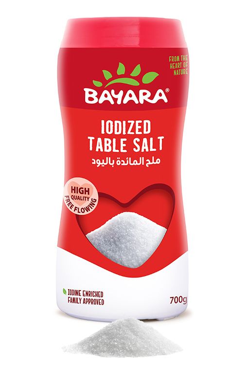 Bayara Iodized Table Salt 700 g