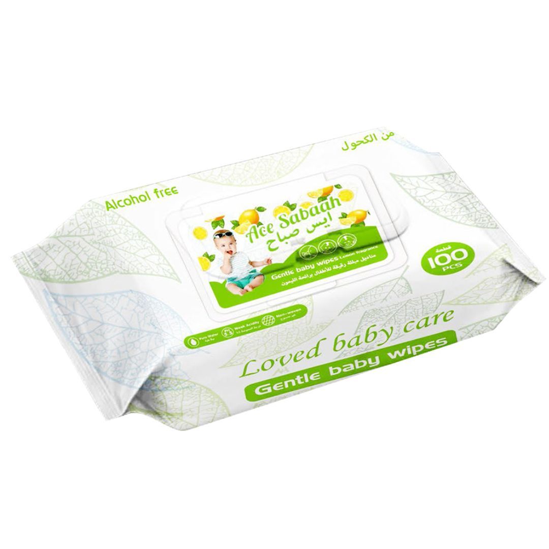 Ace Sabaah Baby Wipes Assorted, 3x100 Wipes