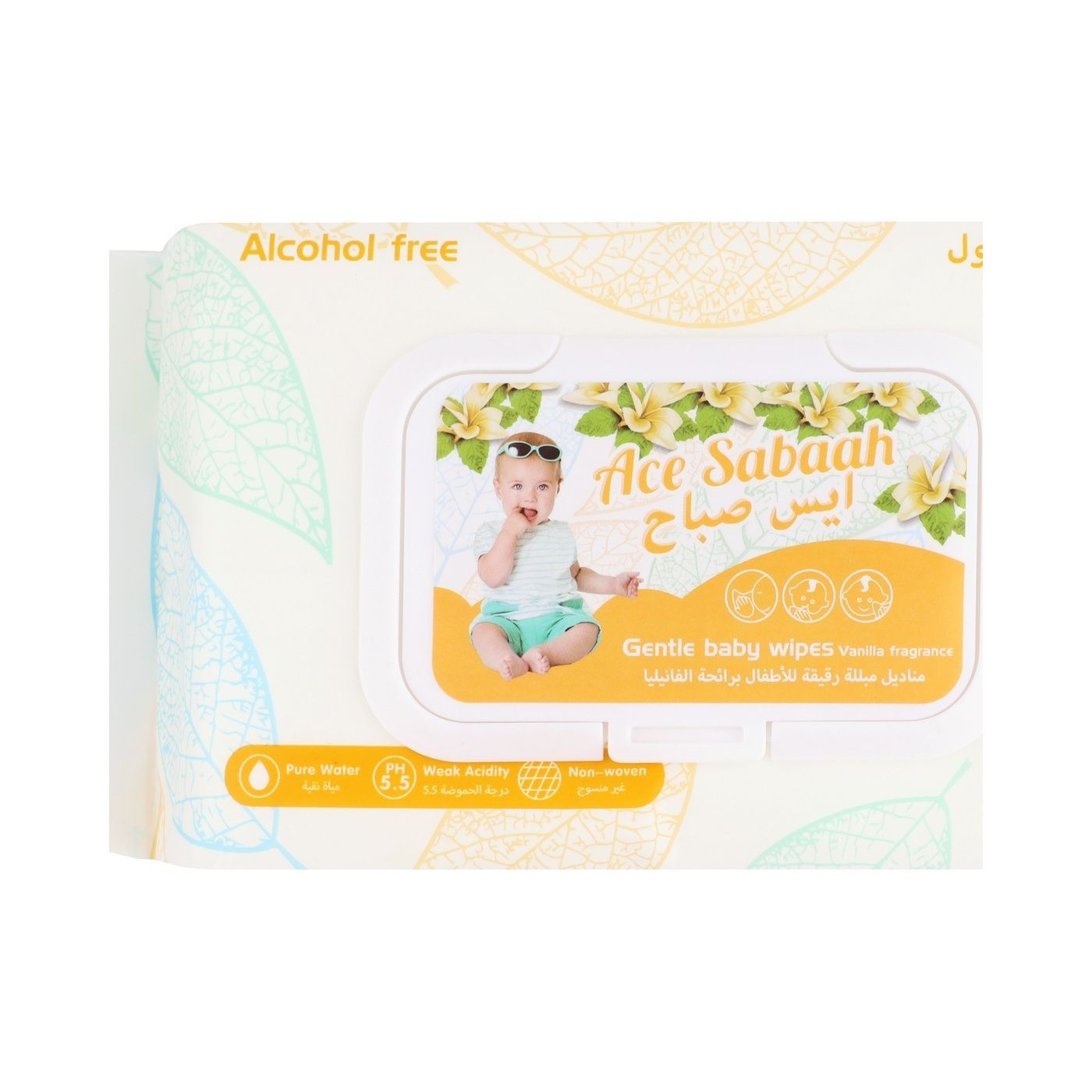 Ace Sabaah Baby Wipes Vanilla 100s