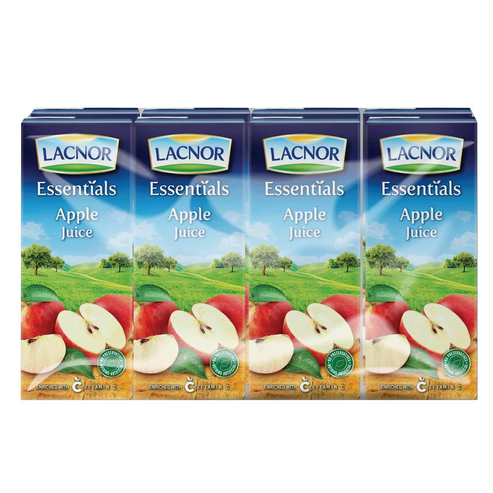 Lacnor Es Apple Juice 12X180Ml