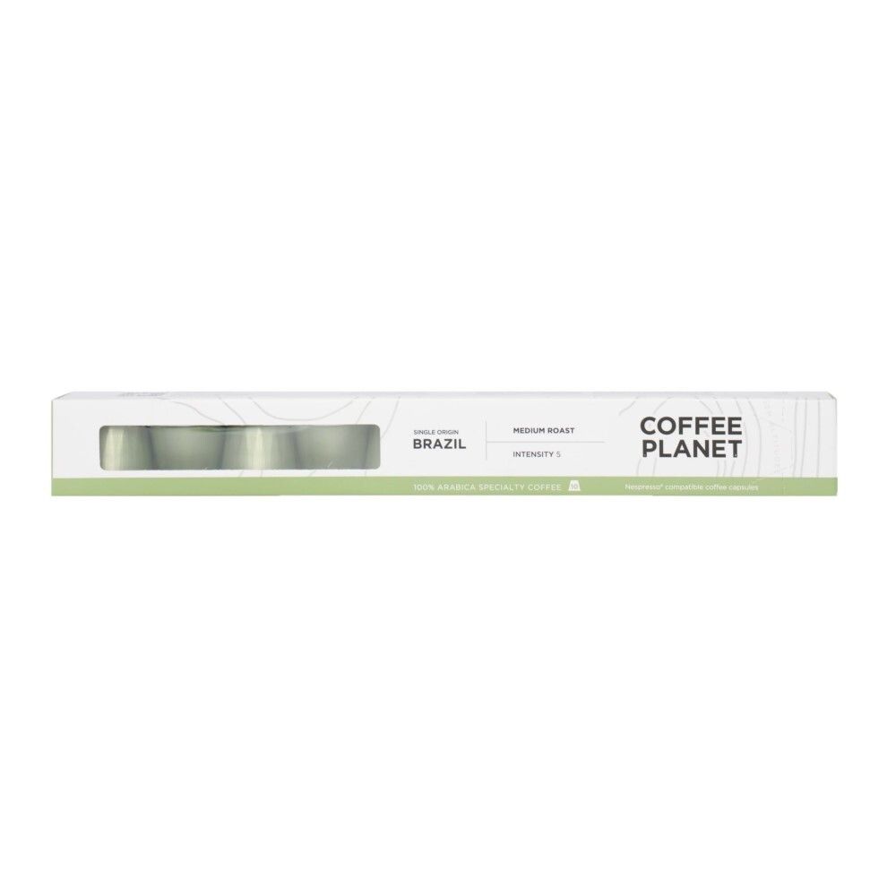 Coffee Planet So Brazil Coffee Capsules, 10 Pieces, 56g
