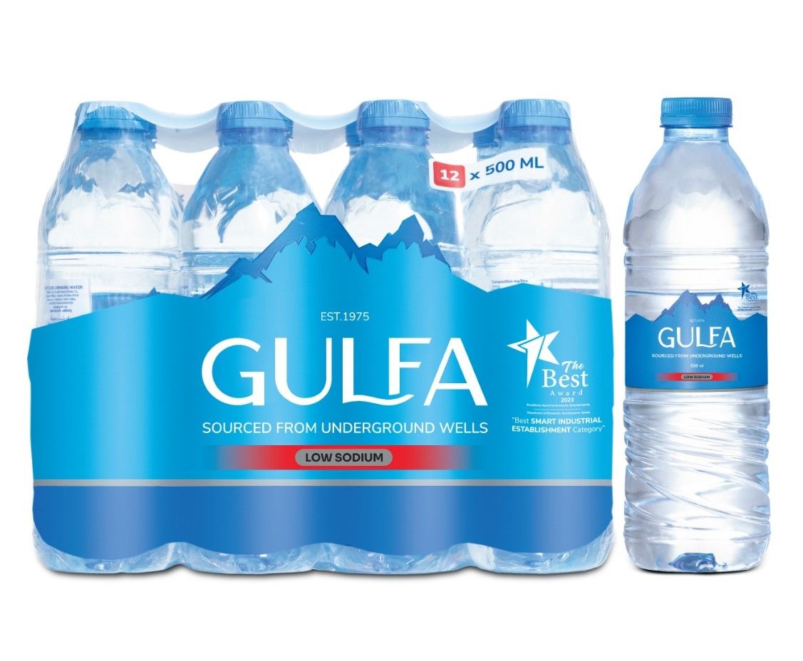 Gulfa Bottled Drinking Water, 12x500ml
