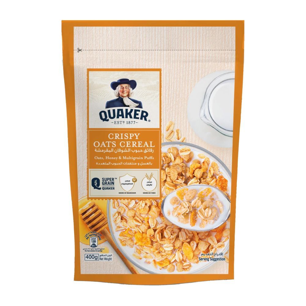 Quaker Cereal Oats & Honey, 400g
