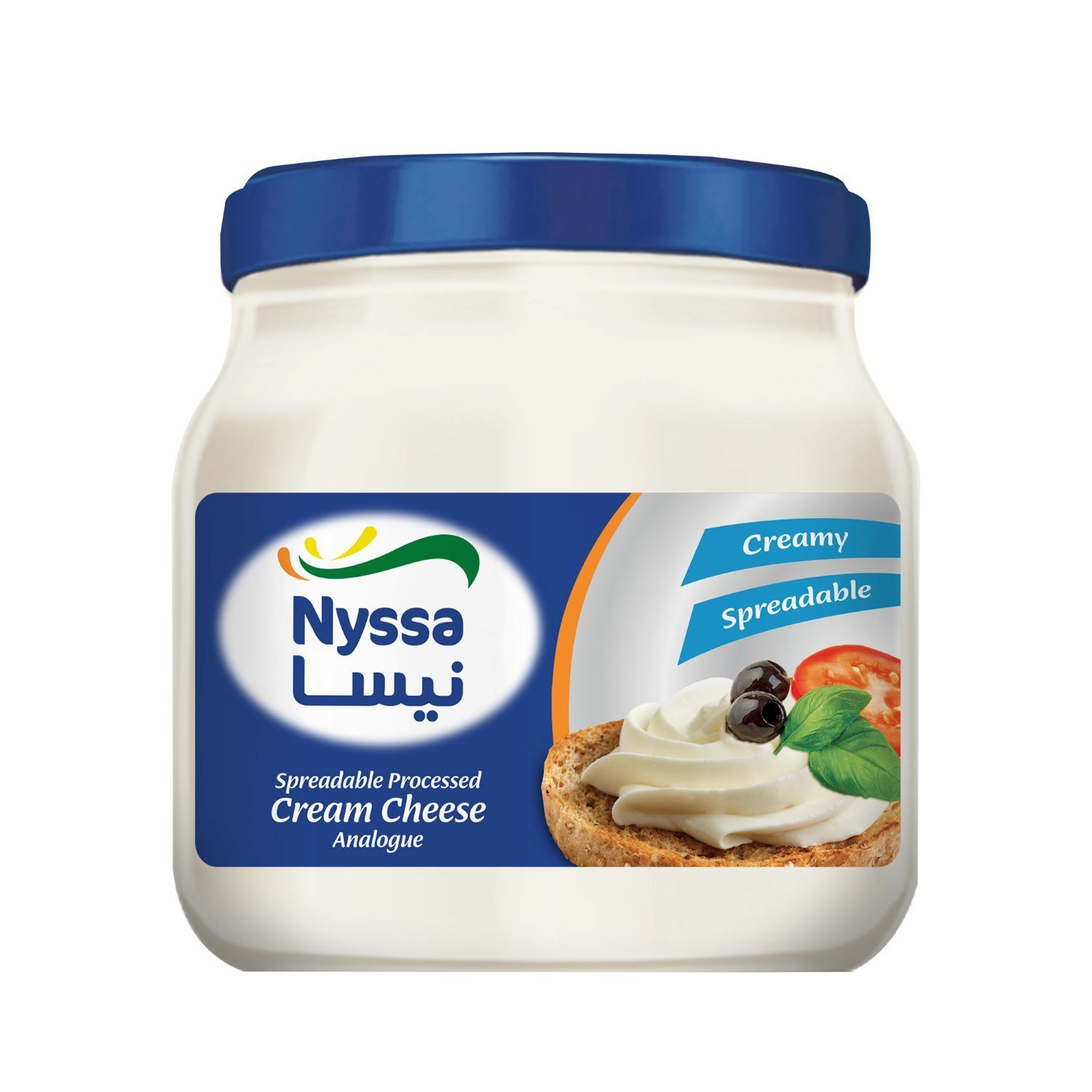 Nyssa Processed Cream Cheese Glass Jar, 500g