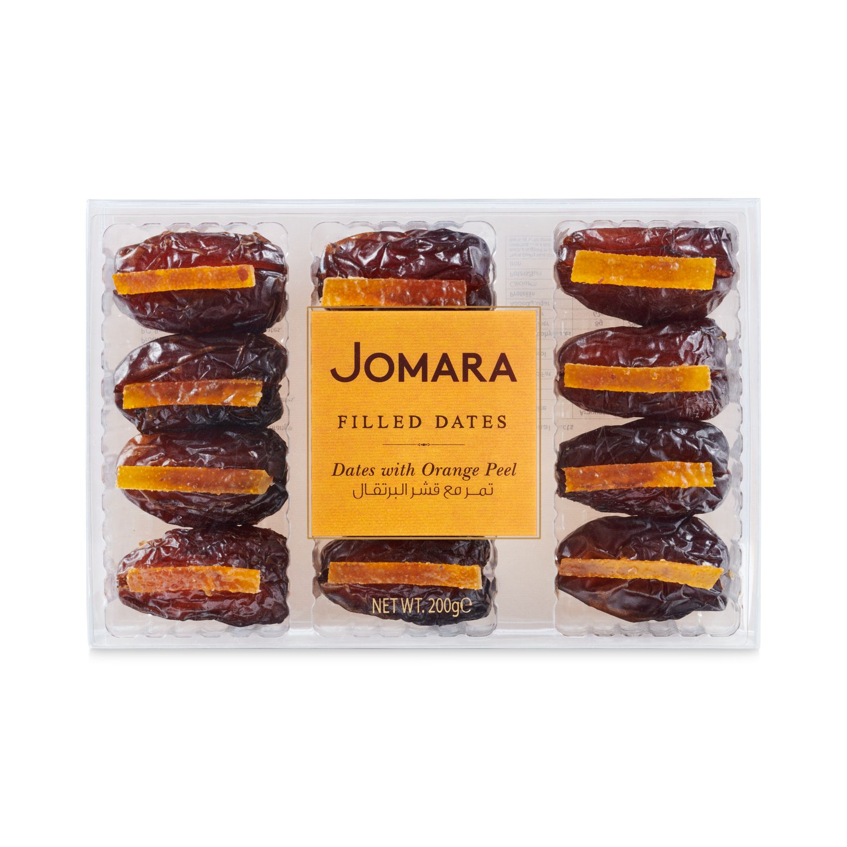 Jomara Dates with Orange Peel, 200g