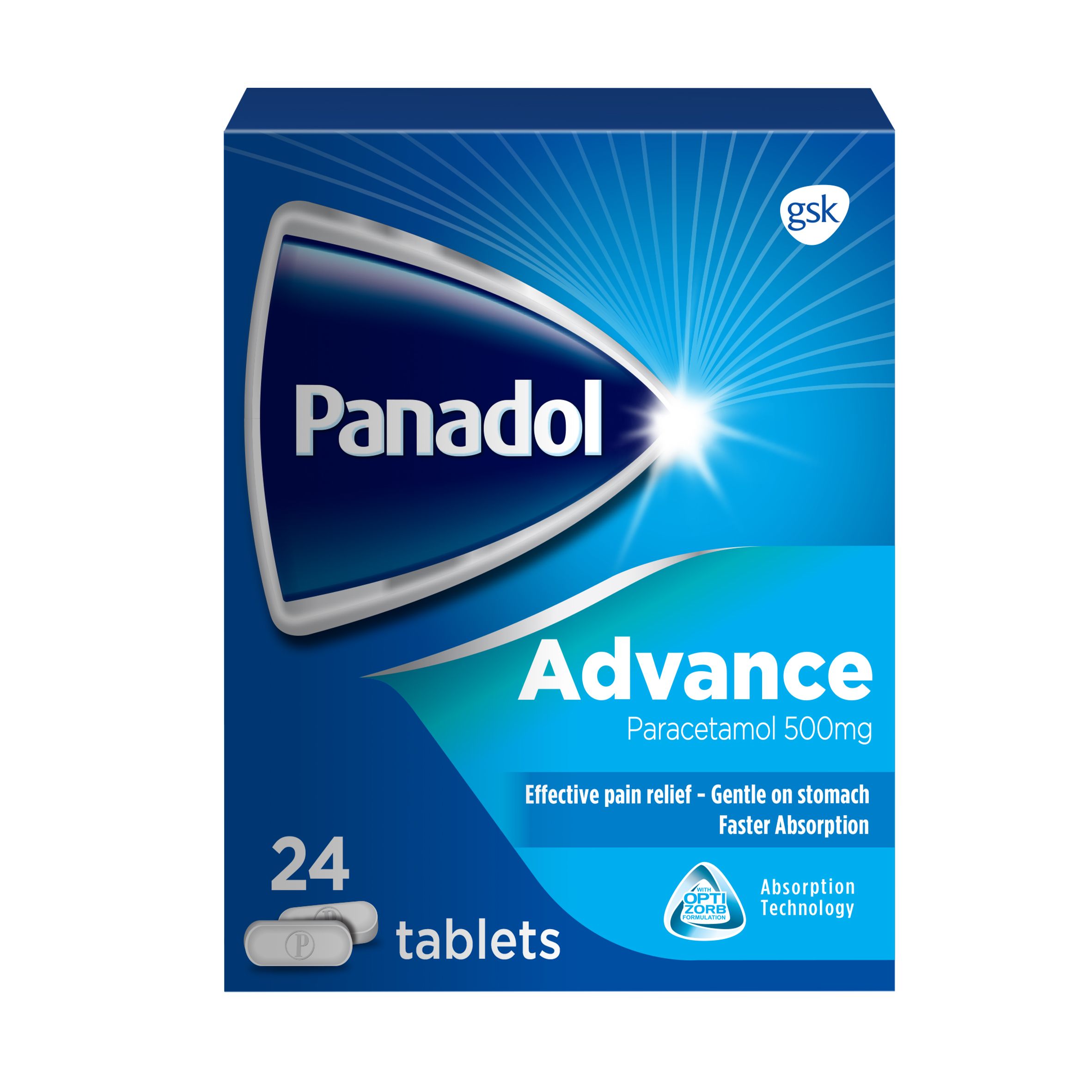 Panadol Advance For Everyday Pain Relief, 24 Tablets