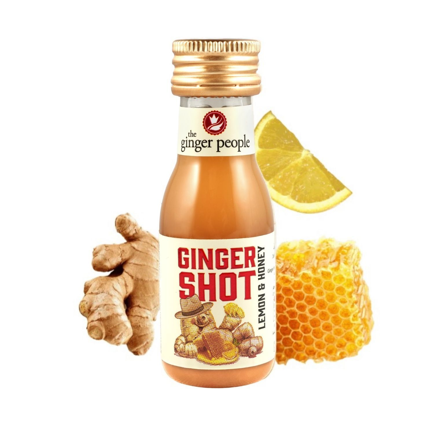 The Ginger People Lemon & Honey Ginger Shot, 30ml