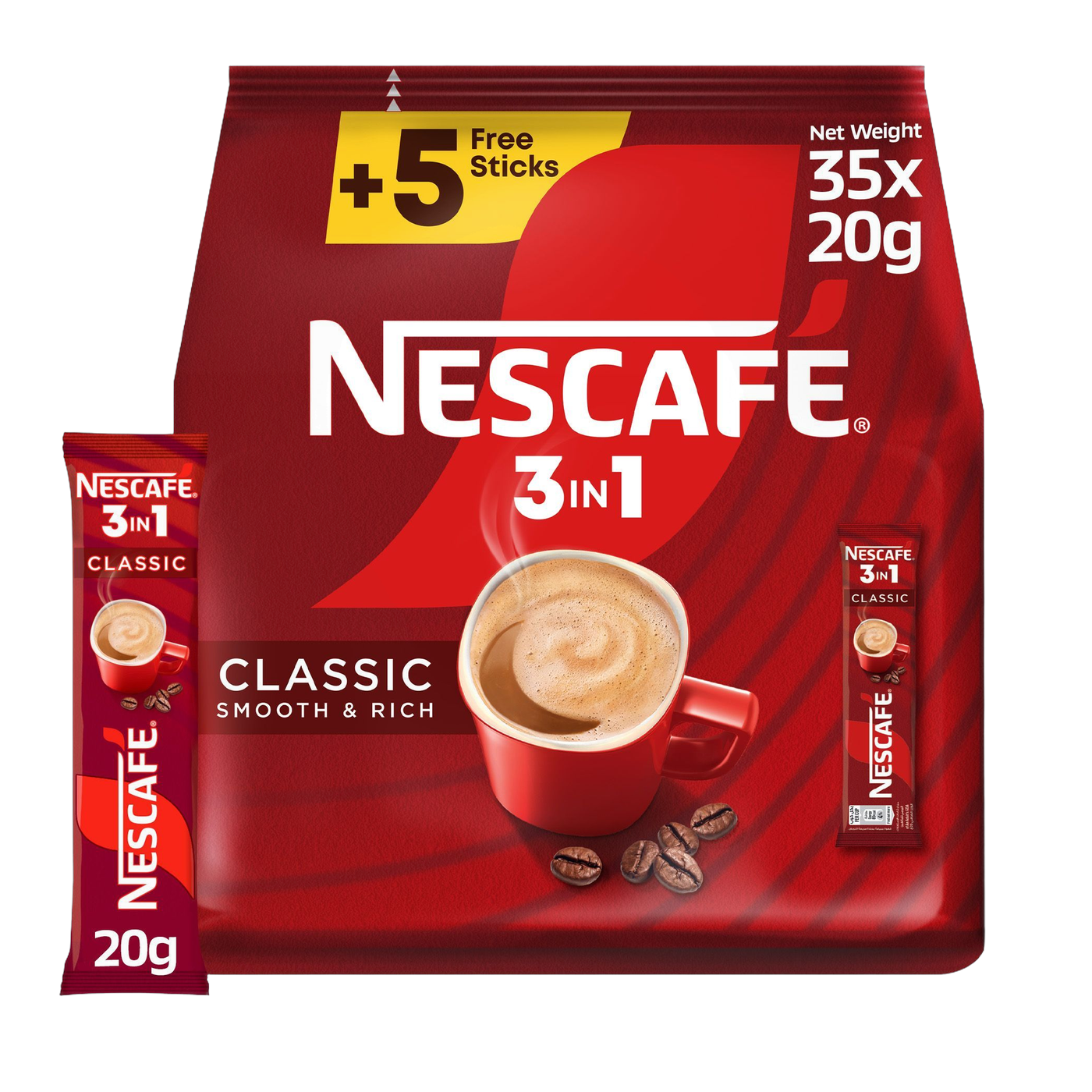 Nescafe 3in1 Classic Mega Pack, 35x20g
