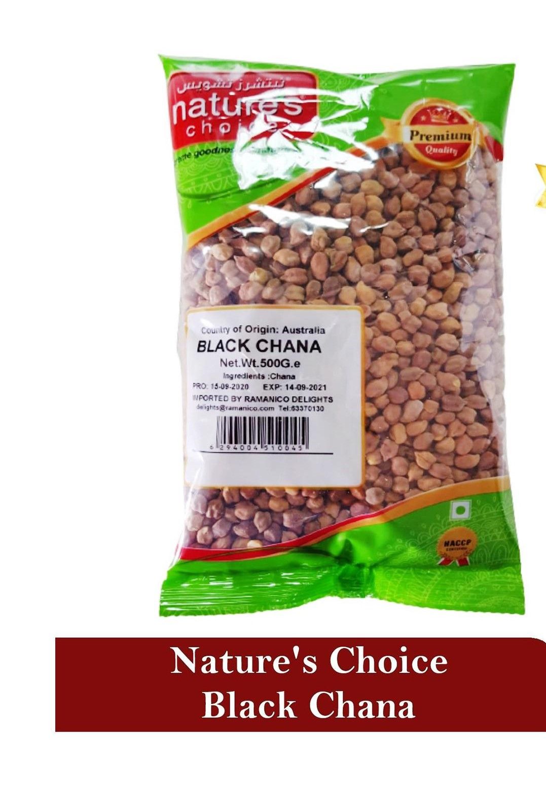Nature's Choice Black Chana, 500g