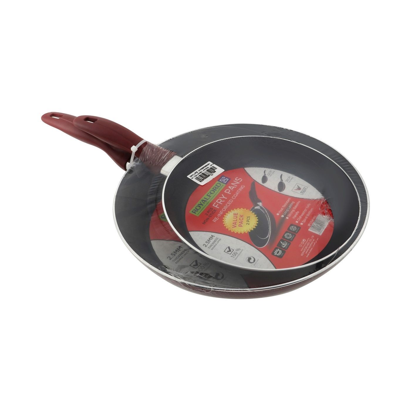 Royalford Frypan Set 28cm + 23cm