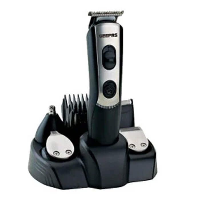Geepas Recharger Trimmer Set 9 In 1