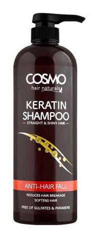 Cosmo Hair Naturals Keratin Shampoo Anti Hair Fall, 1000ml