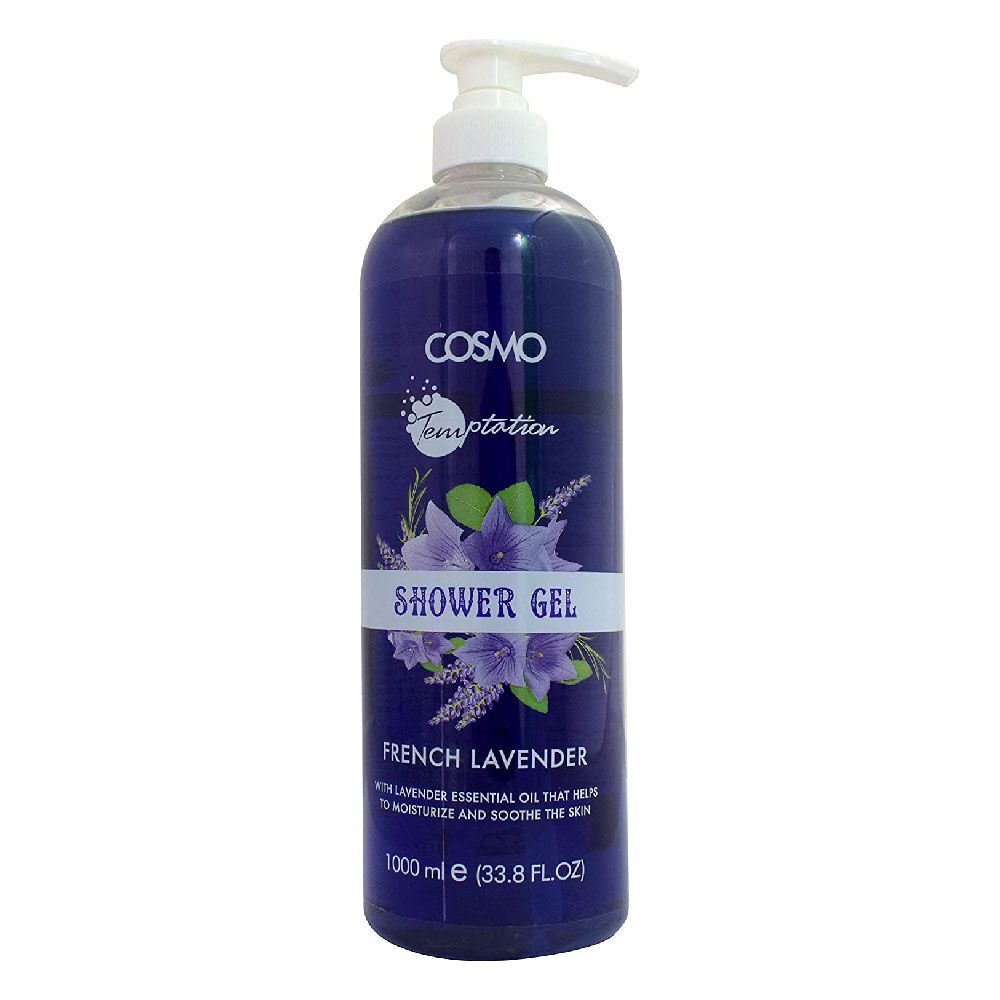 Cosmo Temptation Shower Gel Lavender, 1000ml