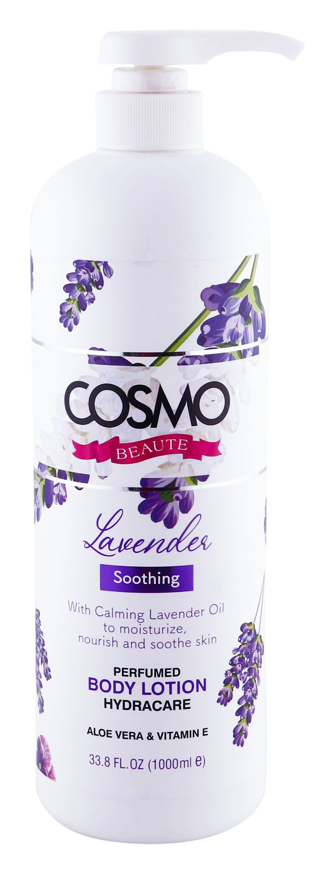 Cosmo Beaute Lavender Soothing Perfumed Body Lotion, 1L