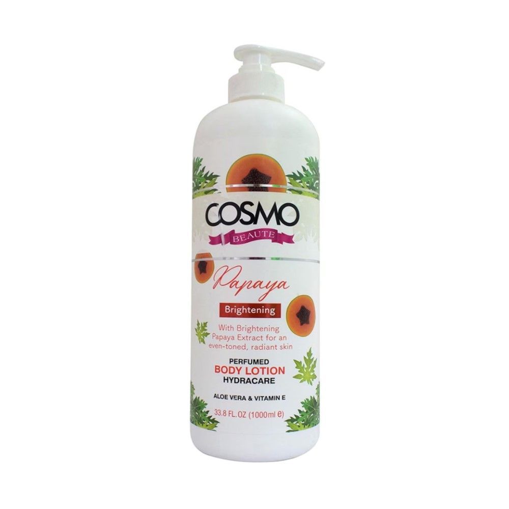 Cosmo Beaute Papaya Brightening Perfumed Body Lotion, 1L
