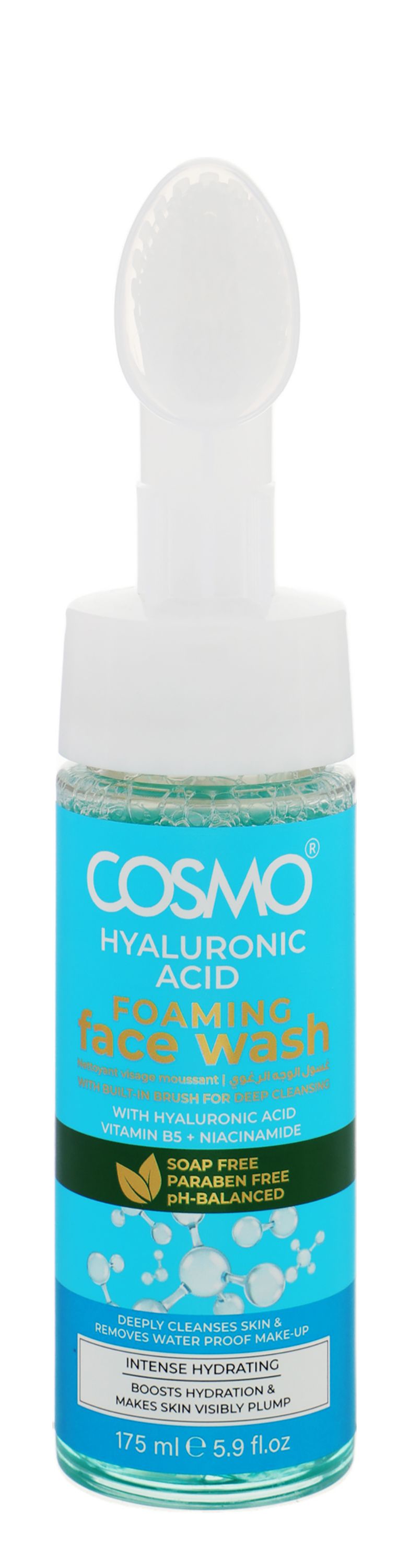 Cosmo Hyaluronic Acid Foaming Face Wash, 175ml