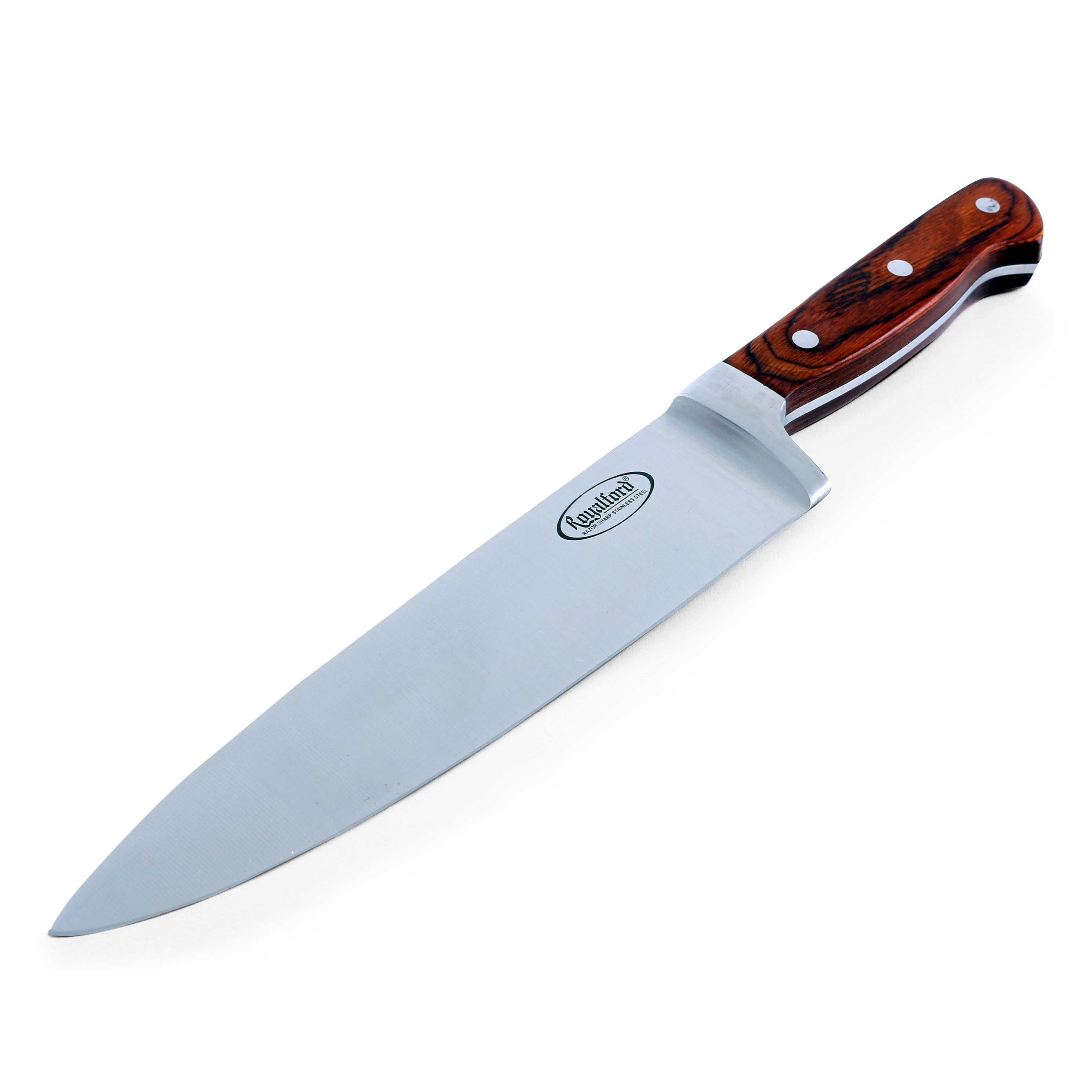 Royal Ford Stainless Steel Chef Knife, 8 Inch