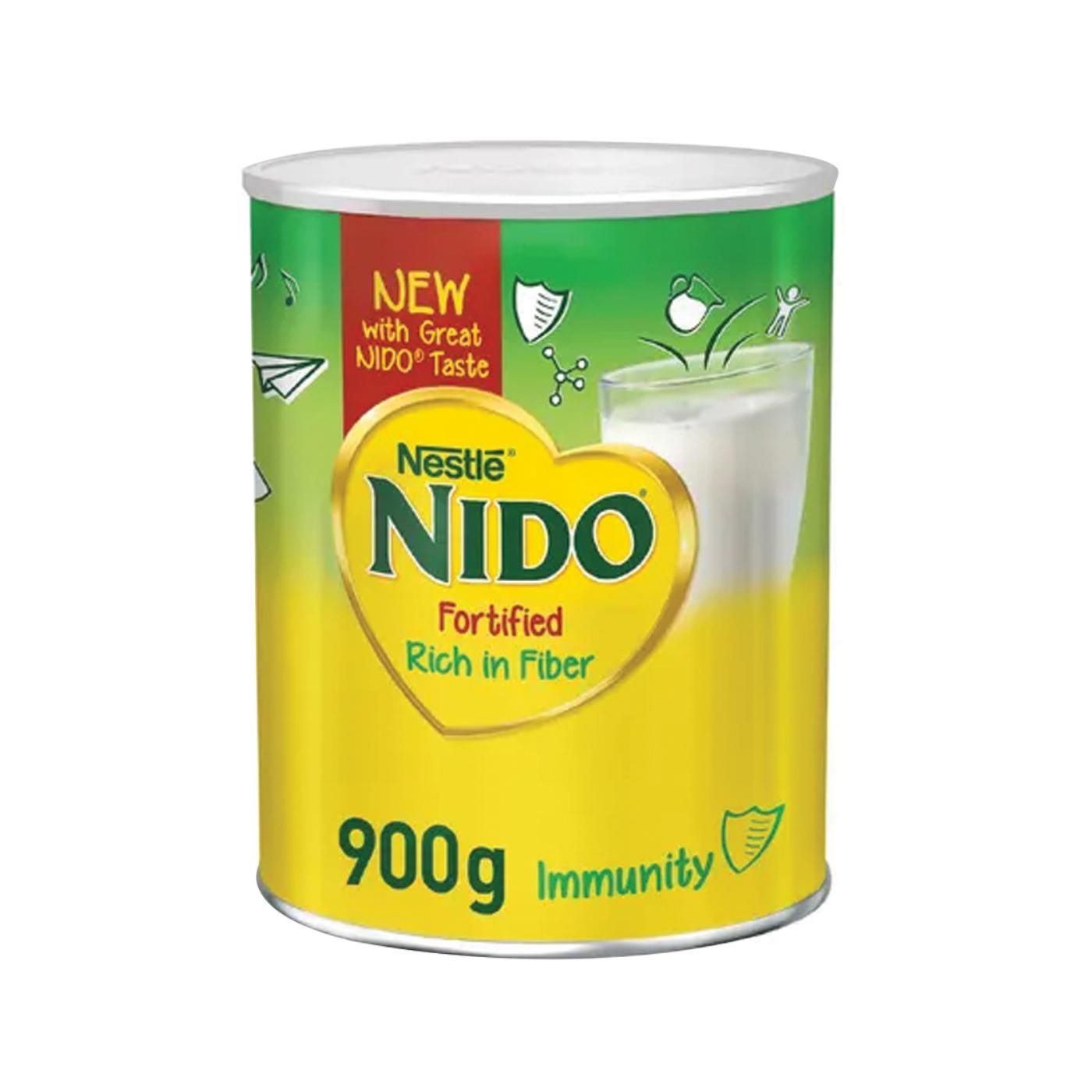 Nido Fortified Rich in Fiber Full Cream Milk Powder, 900g
