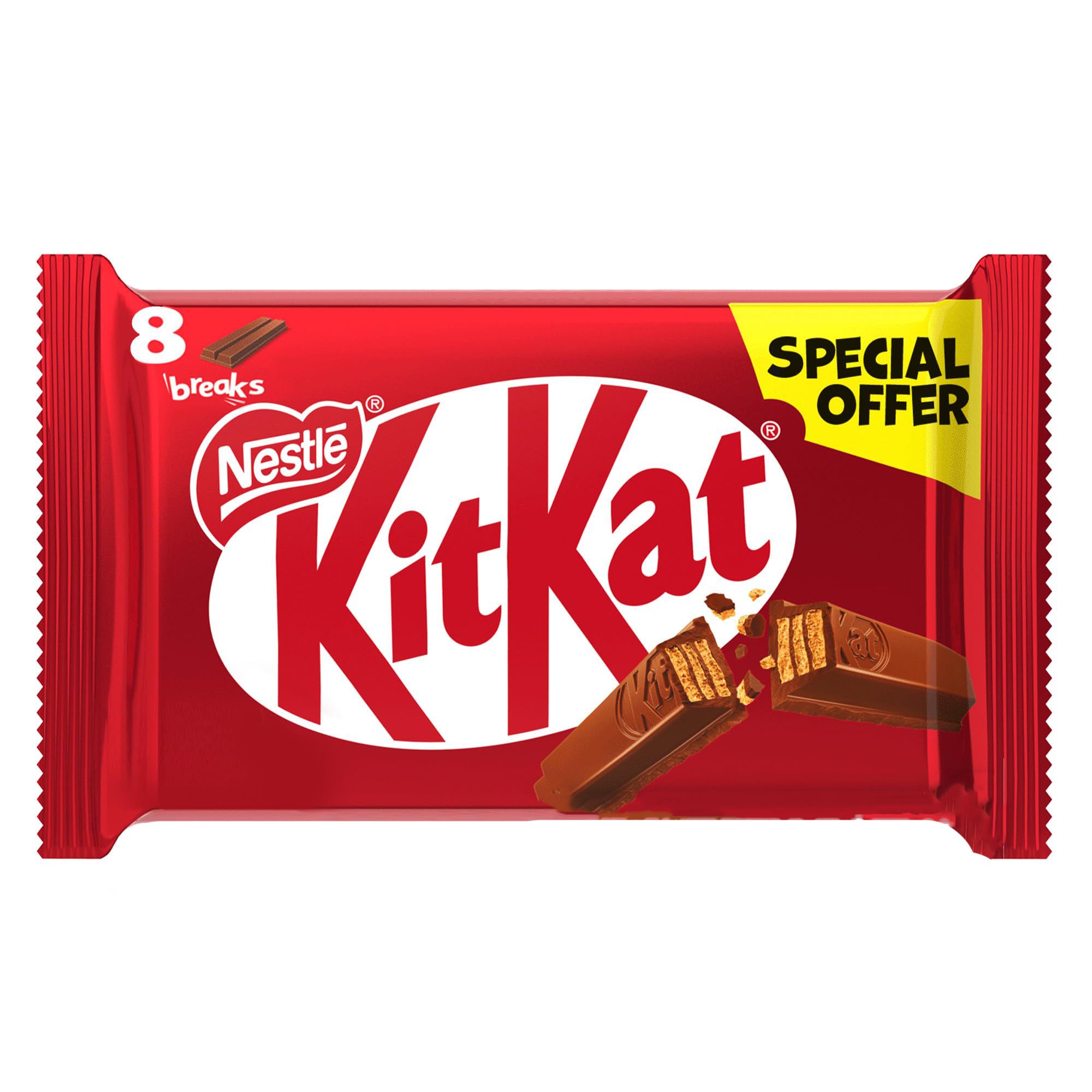 KitKat 2 Finger Milk Chocolate Wafer, 8x17.7g