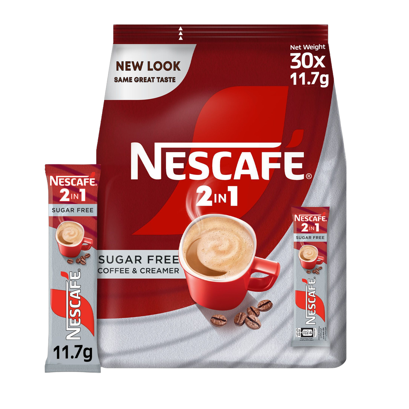 Nescafe Classic 2 in 1 Sugar Free Coffee Mix, 30x11.7g
