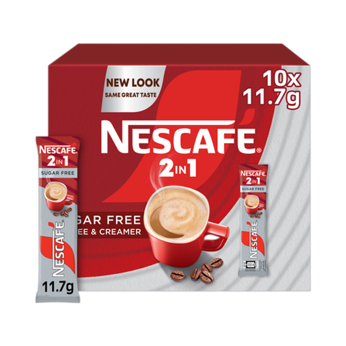 Nescafe 2-in-1 Instant Coffee Sachet Pack, 10x11.7g