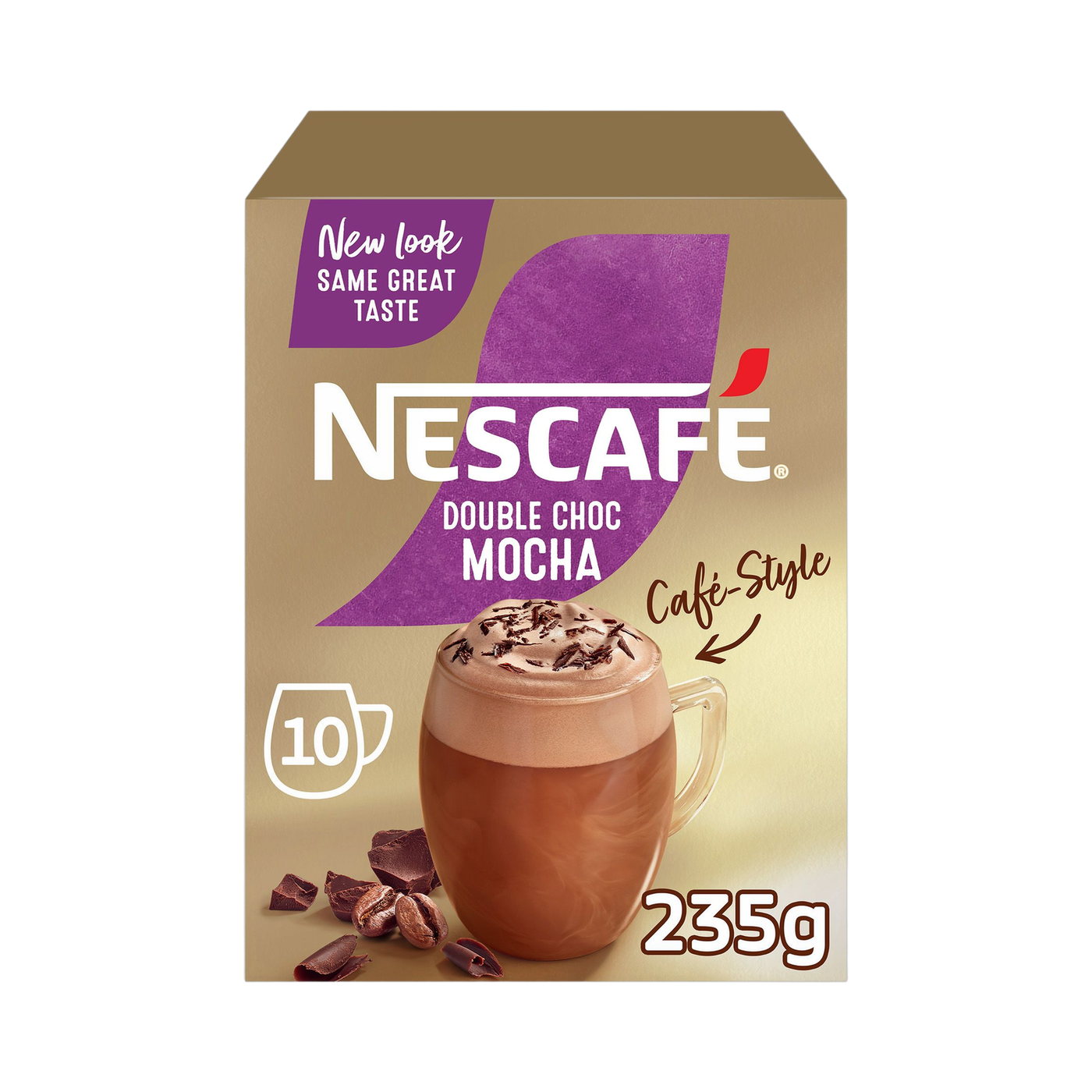 Nescafe Cafe Style Double Choc Mocha (10 Pieces), 235g
